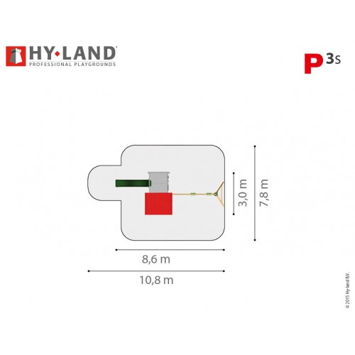 HY LAND P3 sa ljuljaškom - top HY LAND P3 sa ljuljaškom - top
