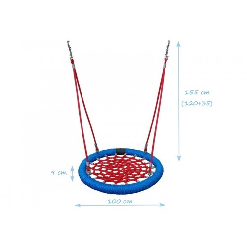 LUX Gnezdo ljuljaška 100cm