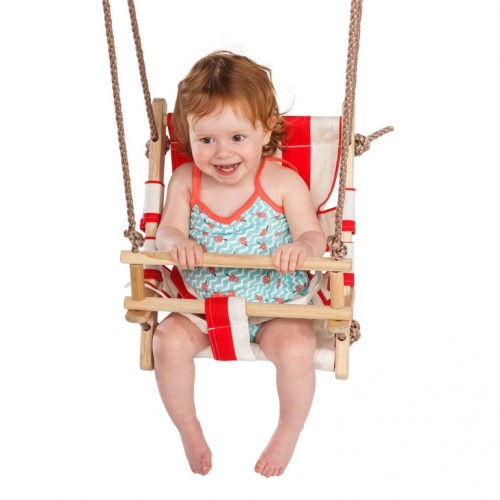 Baby ljuljaška - drvo-platno