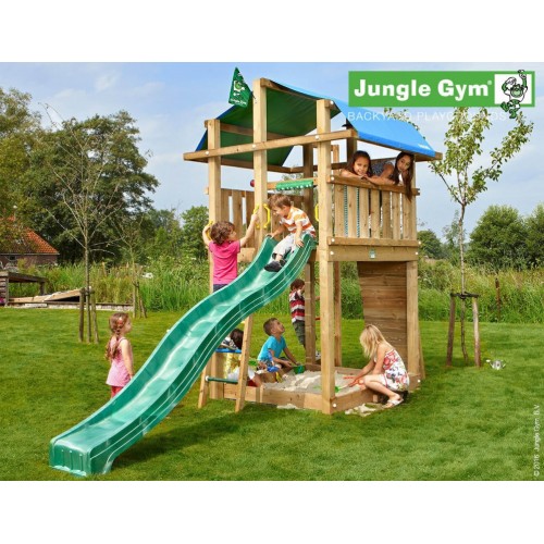 Jungle Fort - Tobogan tamno zeleni Jungle Fort - Tobogan tamno zeleni
