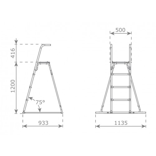 Metalna konstrukcija sa toboganom REX 1200 Metalna konstrukcija sa toboganom REX 1200