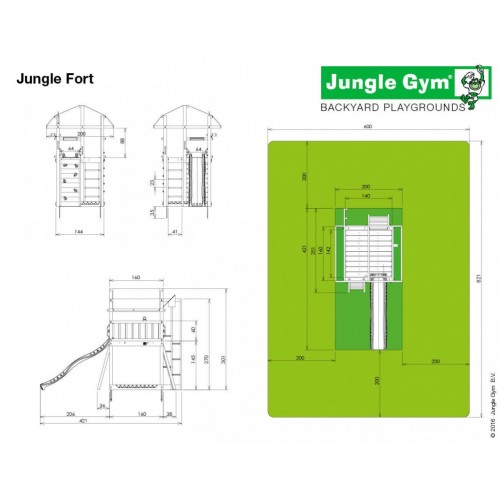 Jungle Fort - Dimenzije Jungle Fort - Dimenzije