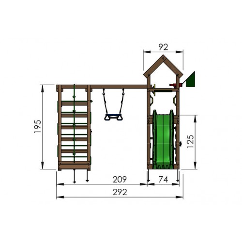 Patio + Climb Module 3.0 200/220 1 ili 2